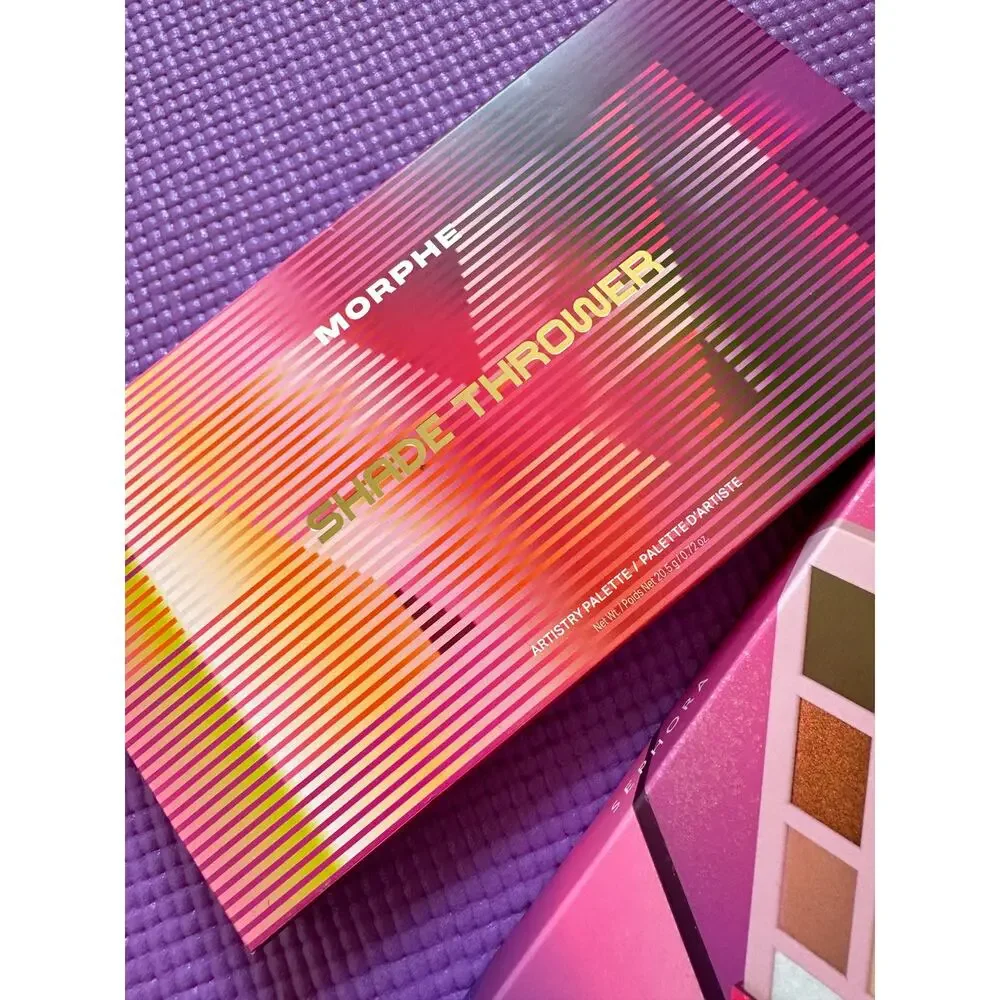 New 2 Eyeshadow Palette morphe Shade Thrower & Sephora Moving Lights 8 makeup